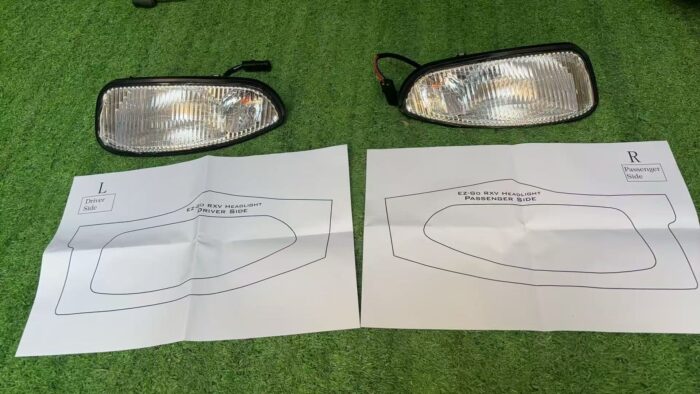 EZGO RXV Headlight Assembly 607439 607438 - Image 2